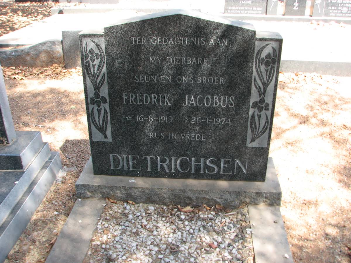 DIETRICHSEN Frederik Jacobus 1919-1974