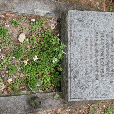 BEUKES Martha Louisa Susanna 1889-1974