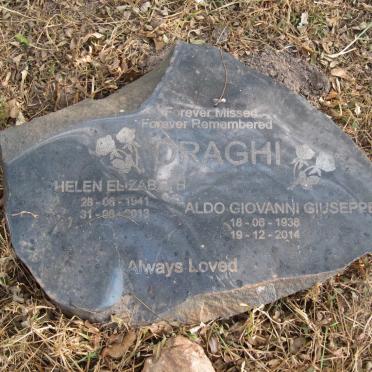 DRAGHI Aldo Giovanni Giuseppe 1938-2014 &amp; Helen Elizabeth 1941-2013