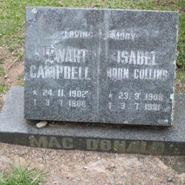 MACDONALD Stewart Campbell 1902-1988 &amp; Isabel COLLINS 1908-1991