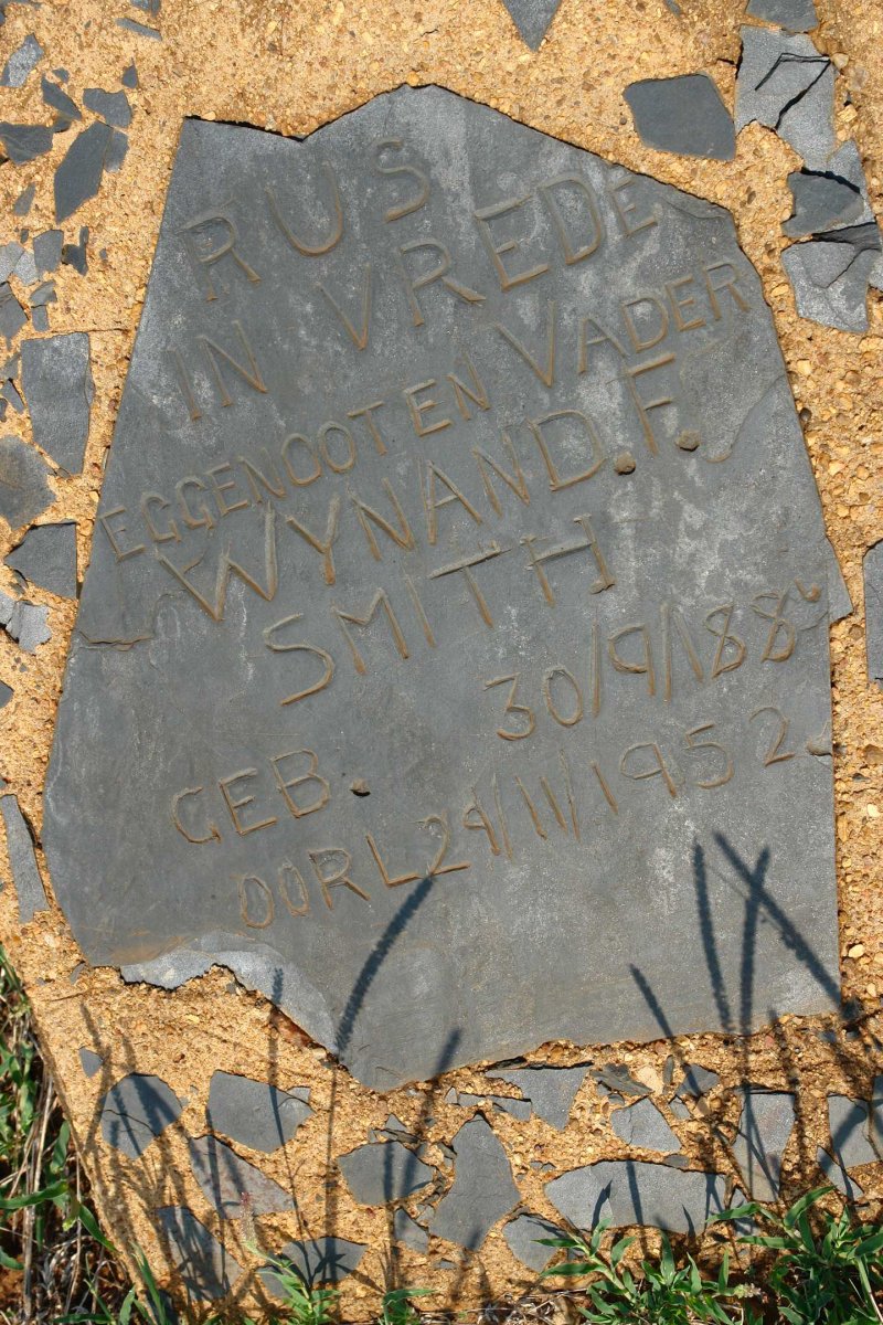 SMITH Wynand F. 1888-1952