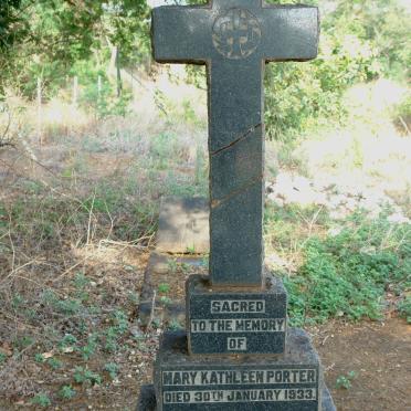 PORTER Mary Kathleen  -1933