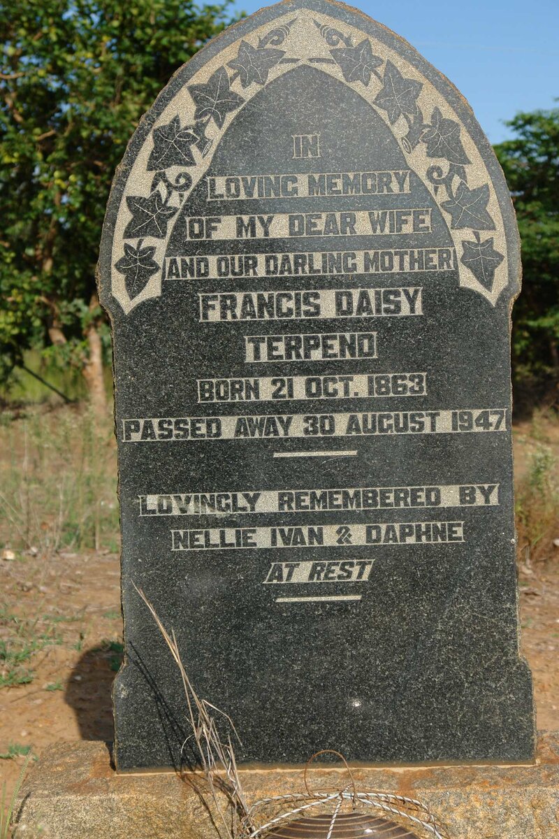 TERPEND Francis Daisy 1863-1947