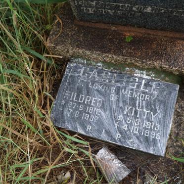 CARLISLE Hildred 1912-1982 &amp; Kitty 1913-1995