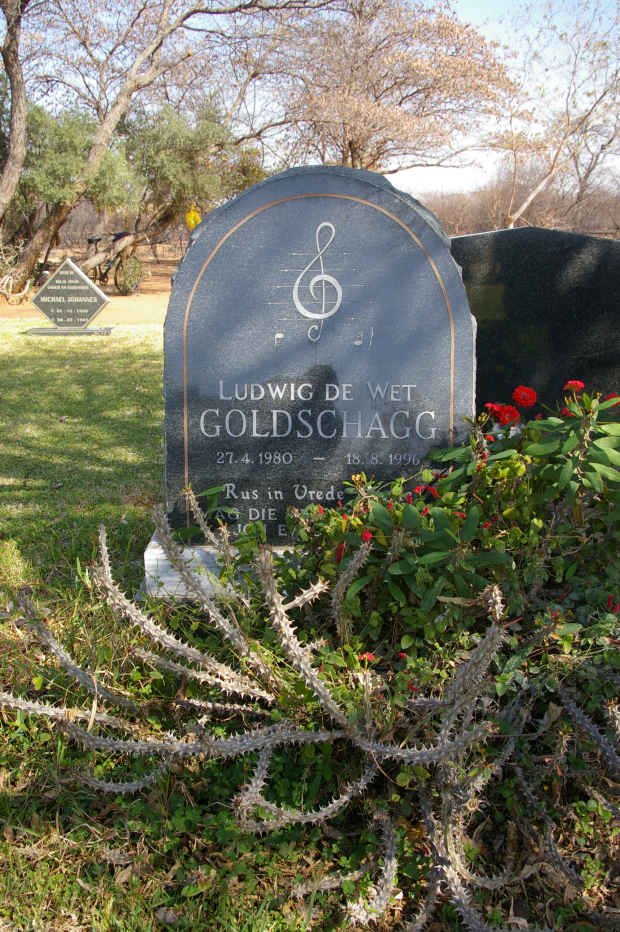GOLDSCHAGG Ludwig de Wet 1980-1996