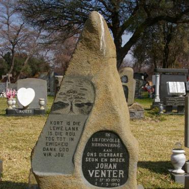 VENTER Johan 1970-1994