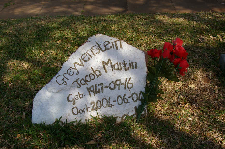 GREYVENSTEIN Jacob Martin 1947-2004