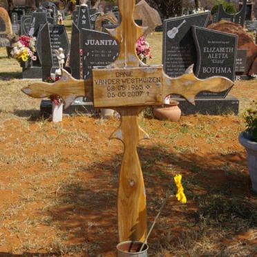 WESTHUIZEN Danie, van der 1965-2007