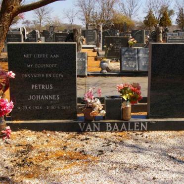 BAALEN Petrus Johannes, van 1926-1987