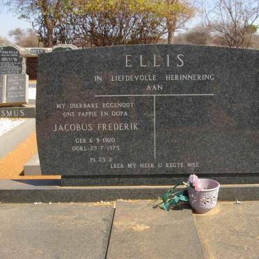 ELLIS Jacobus Frederik 1920-1975