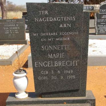ENGELBRECHT Sonnette Maria 1949-1975