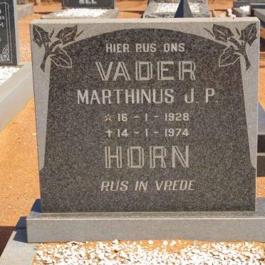 HORN Marthinus J.P. 1928-1974