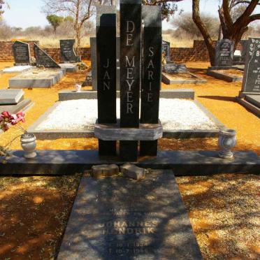 MEYER Johannes Hendrik, de 1934-1986