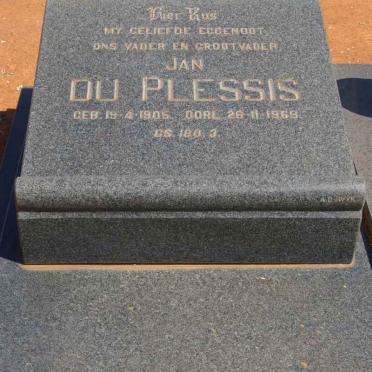 PLESSIS Jan, du 1905-1969