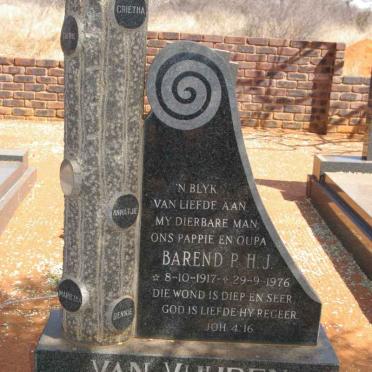 VUUREN Barend P.H.J., van 1917-1976