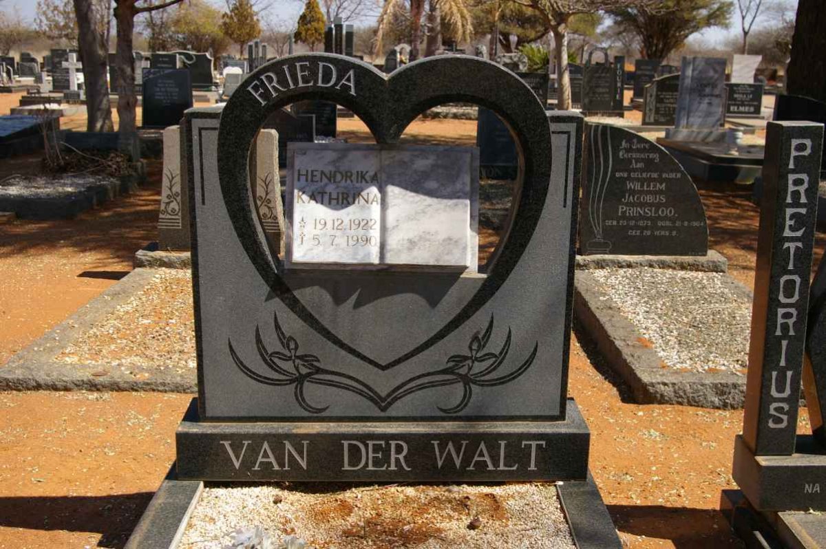 WALT Hendrika Kathrina, van der 1922-1990