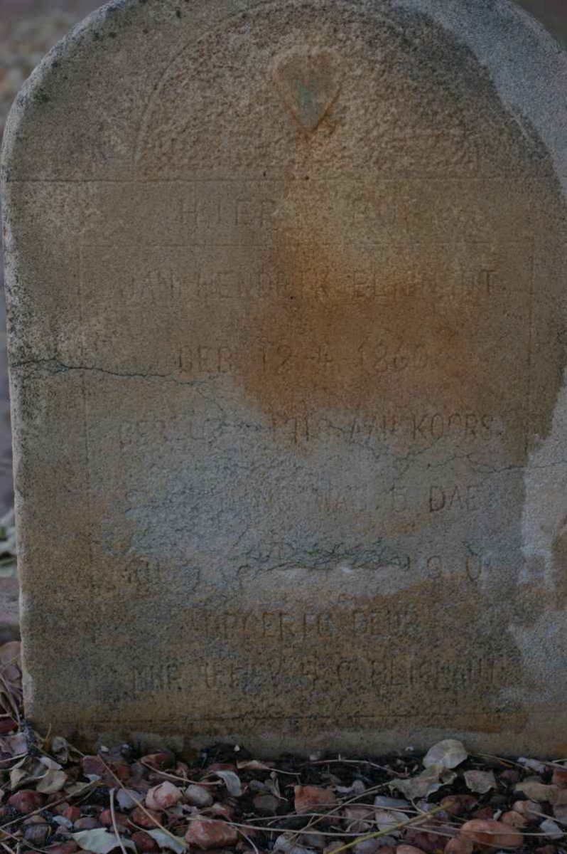 BLIGNAUT Jan Hendrik 1860-1918