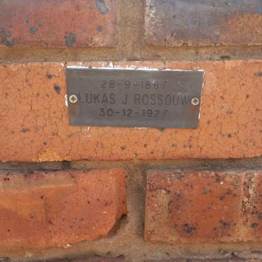 ROSSOUW Lukas J. 1887-1927