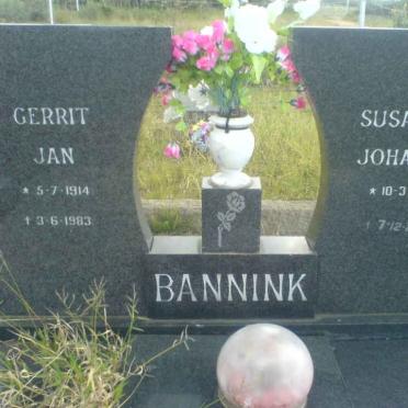 BANNINK Gerrit Jan 1914-1983 &amp; Susanna Johanna 1917-2002
