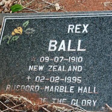 BALL Rex 1910-1995
