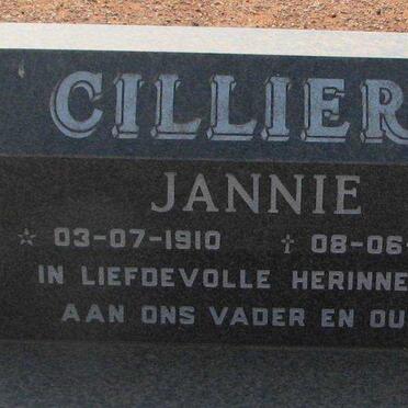 CILLIERS Jannie 1910-1996