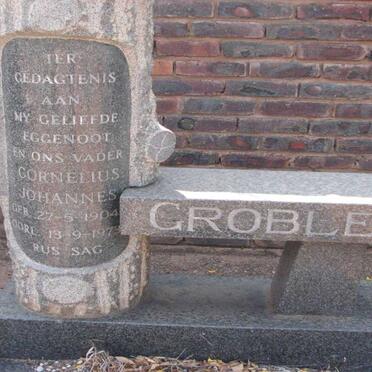 GROBLER Cornelius Johannes 1904-1973