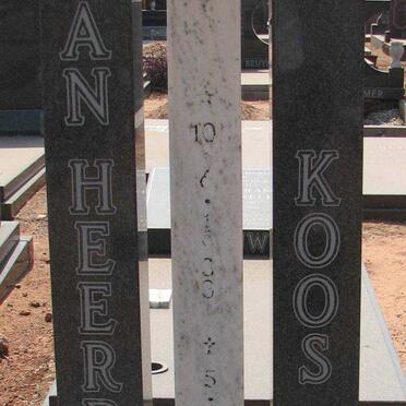 HEERDEN Koos, van 1933-1992