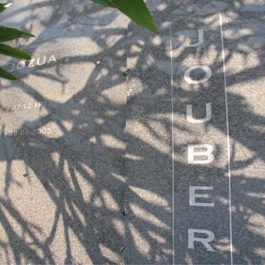 JOUBERT Jozua 1913-2005 &amp; Martha Maria MOUTON 1915-2000