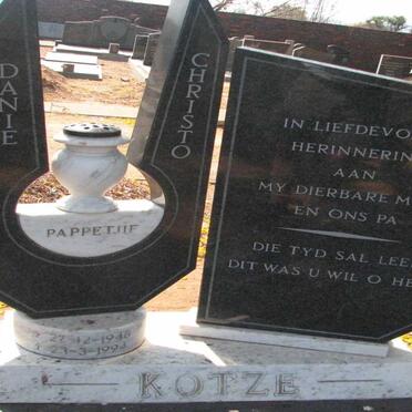 KOTZE Danie Christo 1948-1994