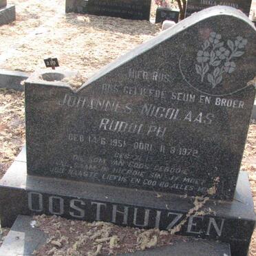 OOSTHUIZEN Johannes Nicolaas Rudolph 1951-1972