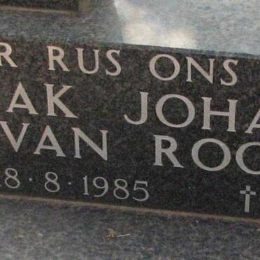 ROOYEN Isak Johannes, van 1985-1985