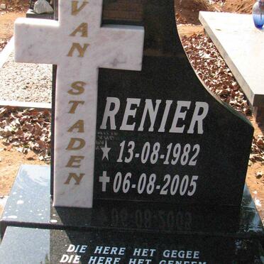 STADEN Renier, van 1982-2005