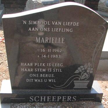 SCHEEPERS Marielle 1962-1983