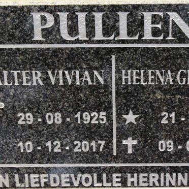 PULLEN Walter Vivian 1925-2017 &amp; Helena Getruida 1927-2010