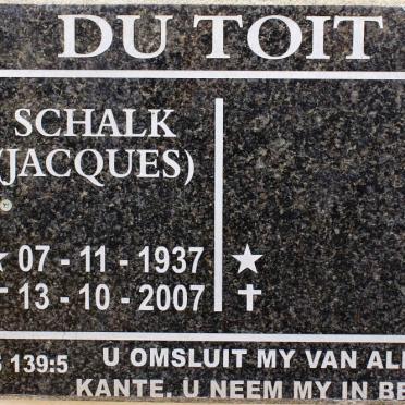 TOIT Schalk, du 1937-2007