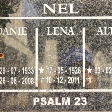 NEL Danie 1933-2008 &amp; Lena 1928-2011 :: NEL Alta 1960-