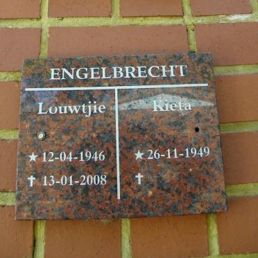 ENGELBRECHT Louwtjie 1946-2008 &amp; Kieta 1949-