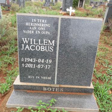 BOTES Willem Jacobus 1943-2011