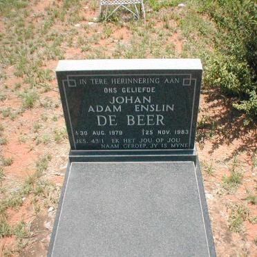 BEER Johan Adam Enslin, de 1979-1983