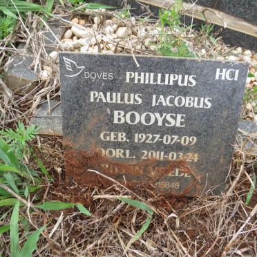 BOOYSE Phillipus Paulus Jacobus 1927-2011