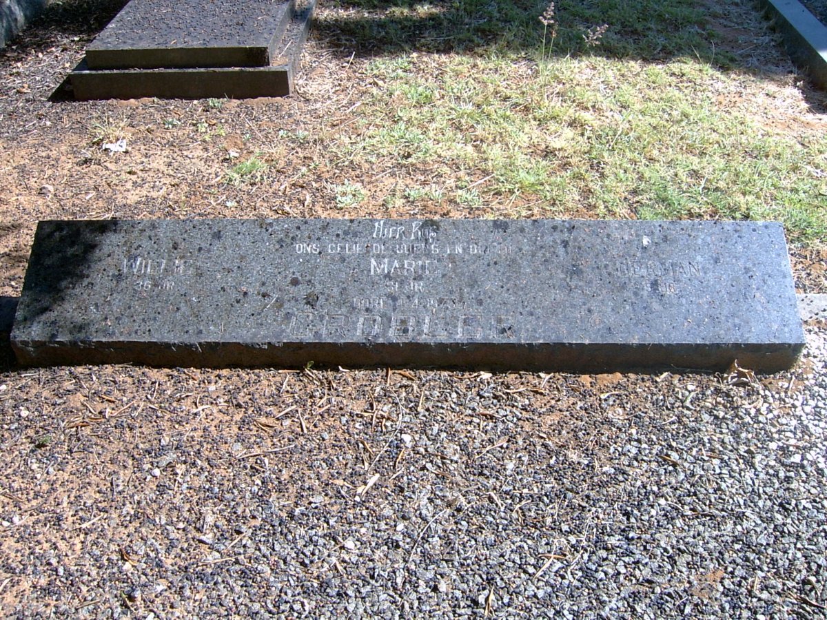 GROBLER Willie :: GROBLER Marie -1973 :: GROBLER Herman