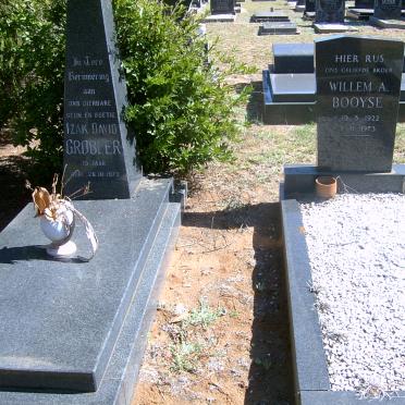 GROBLER Izak David -1973 :: BOOYSE Willem A. 1922-1973