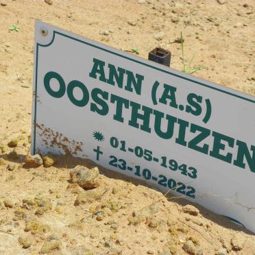OOSTHUIZEN A.S. 1943-2022