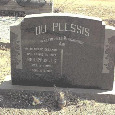 PLESSIS Philippus J.G., du 1899-1969
