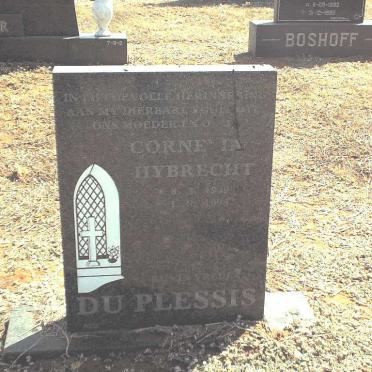 PLESSIS Cornelia Hybrecht, du 1939-1995