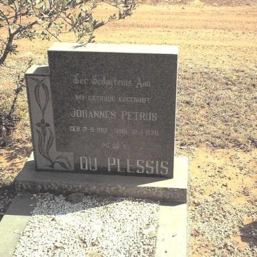 PLESSIS Johannes Petrus, du 1912-1970