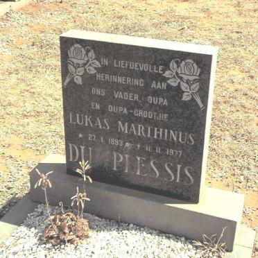 PLESSIS Lukas Marthinus, du 1893-1977