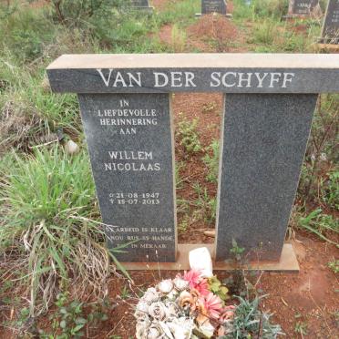 SCHYFF Willem Nicolaas, van der 1947-2013