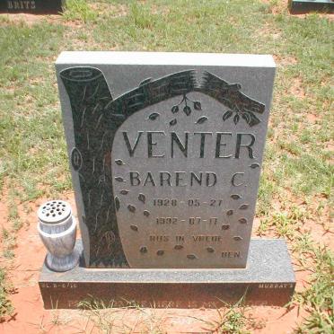 VENTER Barend C. 1928-1992