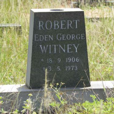 WITNEY Robert Eden George 1906-1973